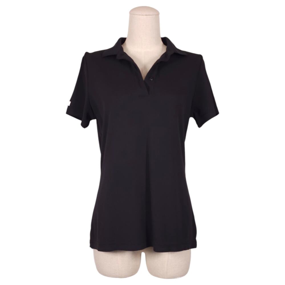 Helly Hansen Crew Technical Polo Shirt Black Sz Medium